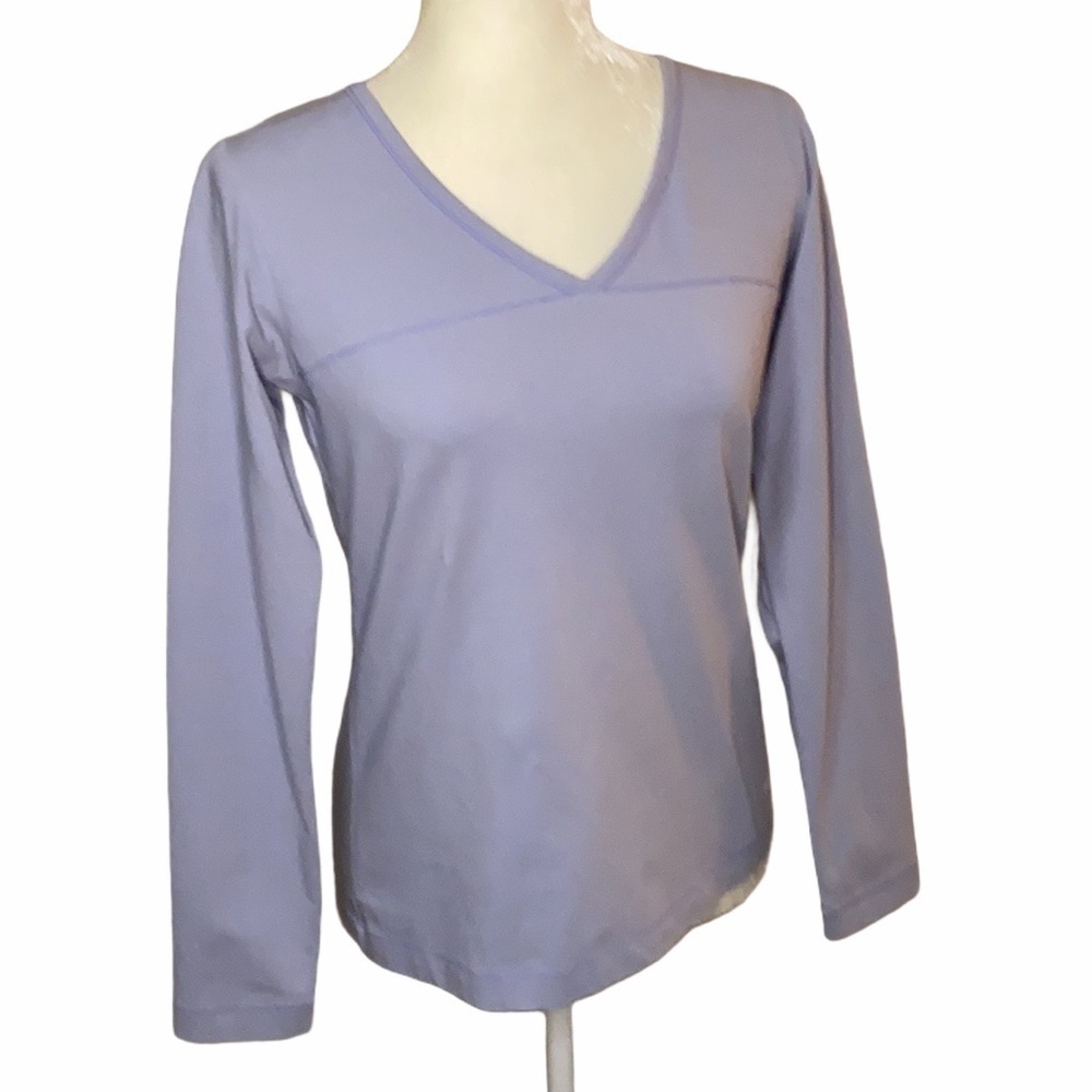 Patagonia v neck long sleeve grey Top